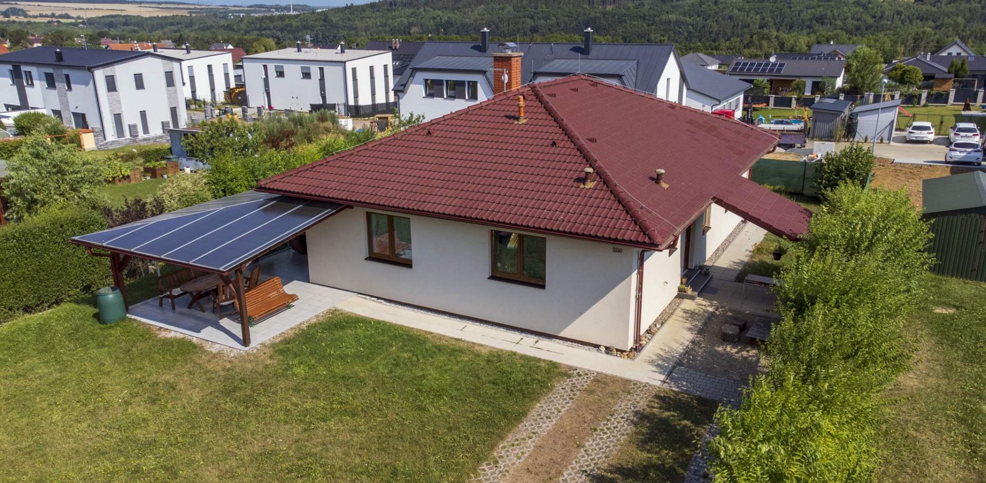 Stavba domu na Rokycansku - dům k dokončení Helios