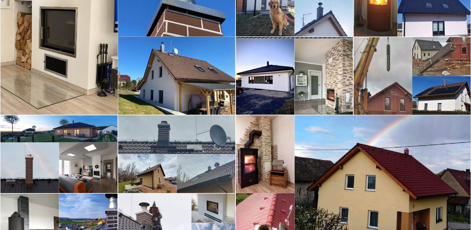 Hlasujte pro nejhezčí Dům jedním tahem s komínem Schiedel