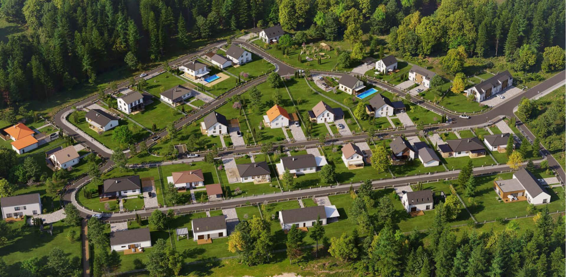 Vyberte si projekt domu zdarma ve virtuální vesničce