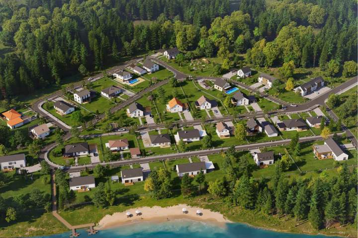 Vyberte si projekt domu zdarma ve virtuální vesničce